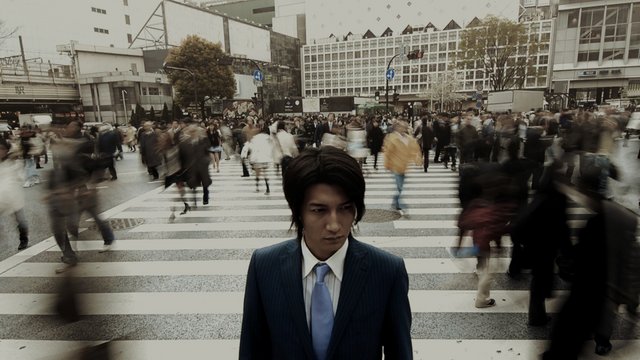 封鎖された巨大交差点